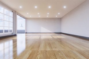 empty-room-interior-with-wooden-floor-on-wall-3d-rendering